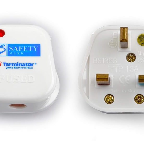 TERMINATOR 13A 3PIN TOP PLUG WHITE TTP 13ANB
