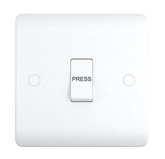 Snowlite Bell Press Switch 3x3  SN316