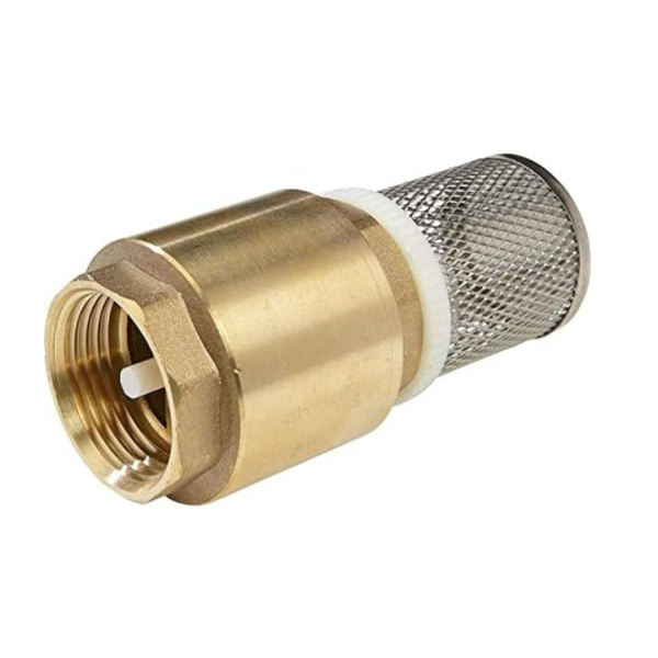 Brass Foot Valve With Net 1.1/4" AFOV114