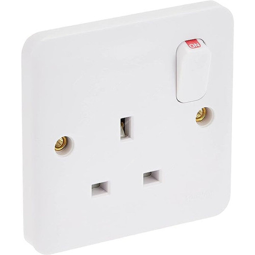 Snowlite Single Socket 13A SN405