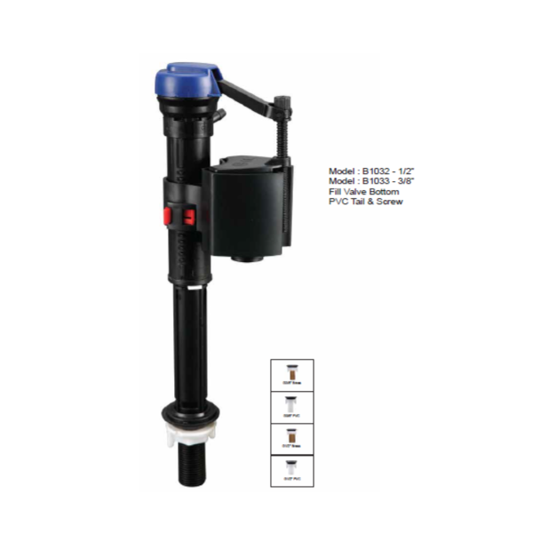 SUNDEX FLOAT VALVE BOTTOM 1/2" B1032